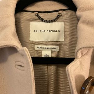 Banana Republic Light Beige Coat Size US Small